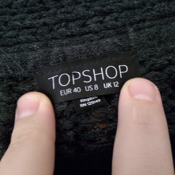 TopShop open balloon sleeve cardi ❤️ - Picture 4 of 6
